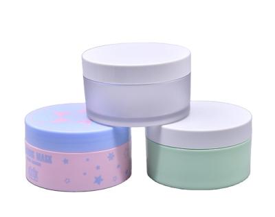 China High quality empty colorful cosmetic food/cosmetic 150ml PETG jar eye cream packaging bottle for sale