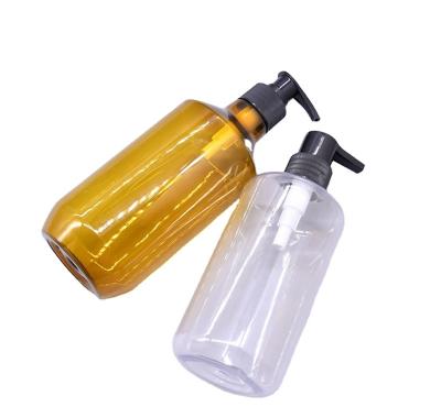 China Customization 500ml Cosmetic Hand Soap Bottle PET Liquid Plastic Bottle Empty Pump Bottle for sale