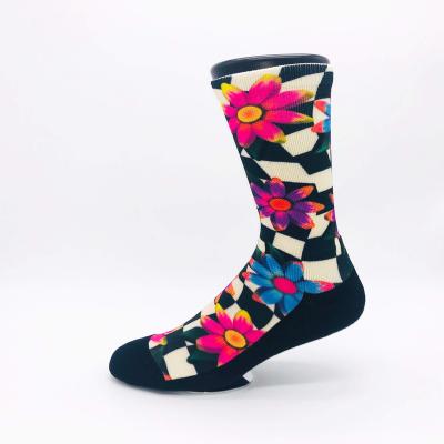 China 360 Sporty Digital Printing Custom Printed Photo Socks for sale