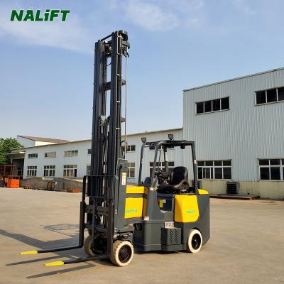 China Best Quality Hotels 3 Ton Weight Lifting Versatile Forklift With Three Deck Freestanding Full Mast for sale