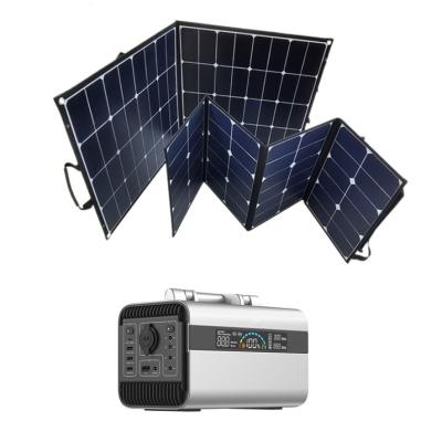 China Ailimei 600w Solar Charger Charging Station Wireless Charging Camping Folding Foldable Portable Solar Panels For Mobile Cell for sale