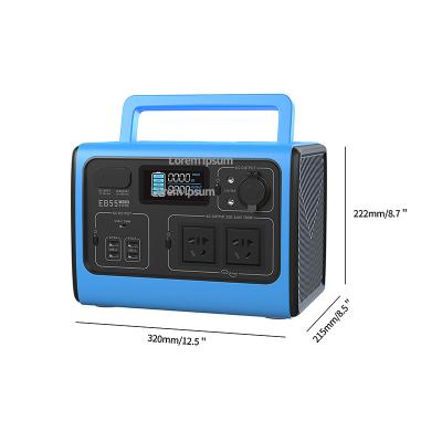 China 1000W Backup Lifepo4 Lithium Battery Wireless Power Station Outdoor Fast Charging Electric Solar Portable Generator for sale