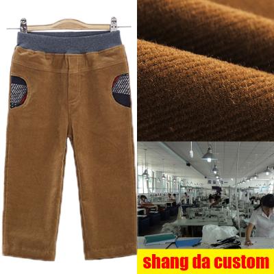 China Anti-wrinkle children's clothing 2022 autumn and winter new boys' corduroy denim pants for children for sale