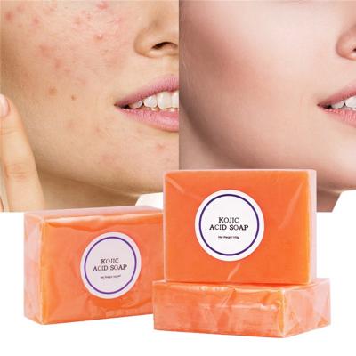 China Bath Toilet Soap Base Cleansing Skin Whitening Papaya Soap Organic Kojic Acid Soap Whitening For Dark Marks for sale