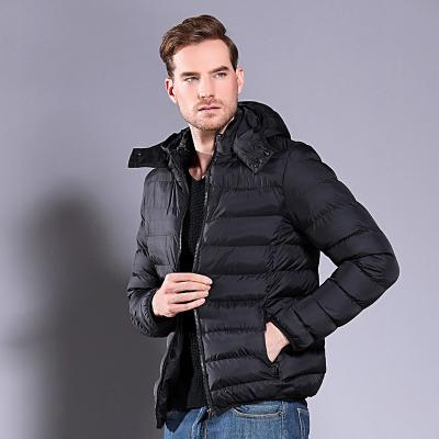 China New Arrival Plus Size Cotton Filling Warm Comfort Winter Hooded Men Plus Size Jackets for sale