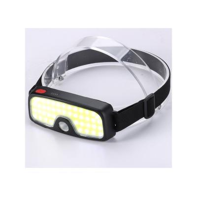 China Camping Super Bright Motion Sensor Rechargeable Camping Outdoor Headlamp Head Flashlight for sale