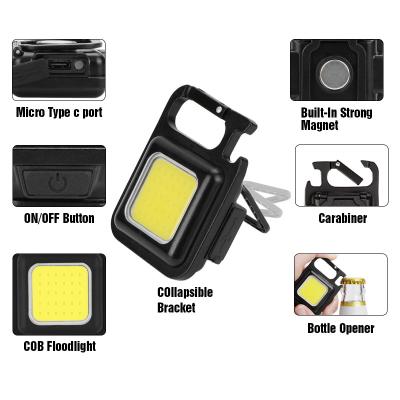 China Outdoor Quality Assurance Wholesale Portable Rechargeable Led Outdoor Camping Cob Working Light for sale