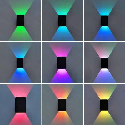 China 5W LED Wall Light RGB Modern Indoor Colorful Wall Lamp Wandlamp Modern Indoor Wall Light For Home for sale