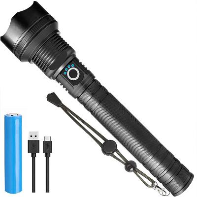 China Ally Outdoor Hunting Water Proof Aluminum Torch Light Rechargeable Handheld Led Flashlight for sale