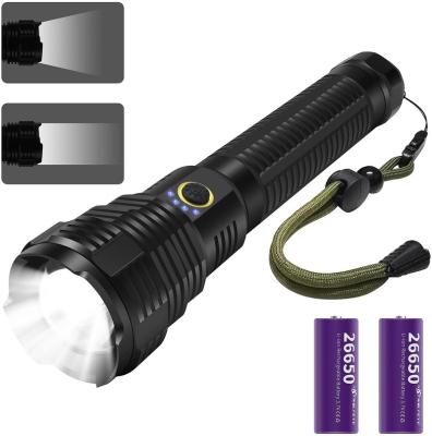 China Car Led Waterproof Flashlight Super Bright Usb High Lumens Rechargeable Flashlight for sale