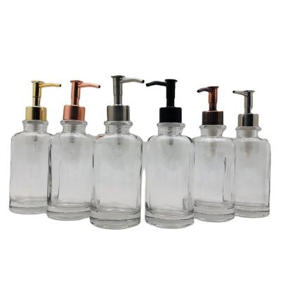 China Durable 304 Stainless Steel Pump Head Replacement Rust Free Metal Top Available For Lotion Dispenser Soap Pump Chrome for sale