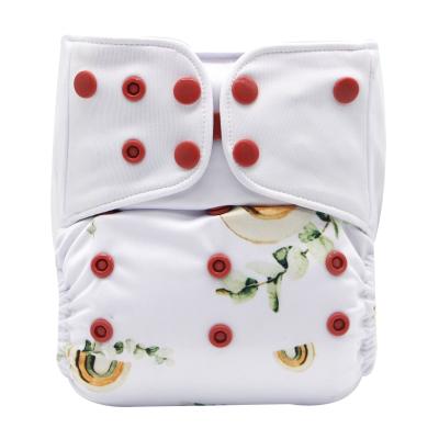 China Asenappy Reusable Custom Baby PUL Printed AIO Cloth Adult Diaper Printing for sale