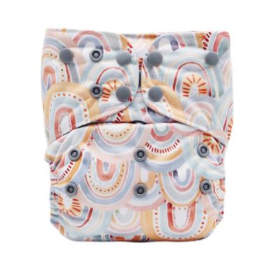 China Printed Cloth Asenappy Washable Diaper Pocket Custom Baby for sale