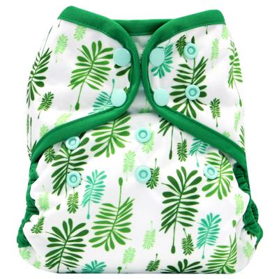 China Printed Eco-Friendly Reusable Waterproof Cloth Diaper With Instant Cloth Diaper Cover Baby for sale