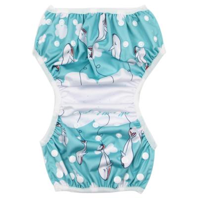 China New Arrival Leak Proof Waterproof Baby Diapers Printed Reusable Swim Diaper Swim Diaper for sale