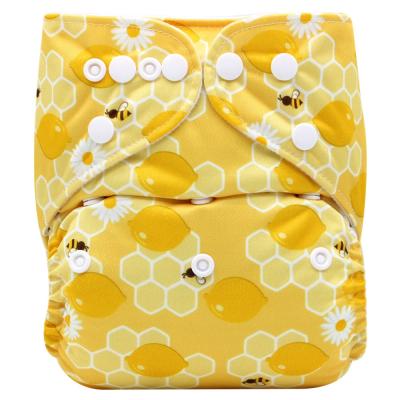 China Asenappy Pocket Baby Cloth Loose Washable Adjustable Diapers Printed Reusable Diaper for sale