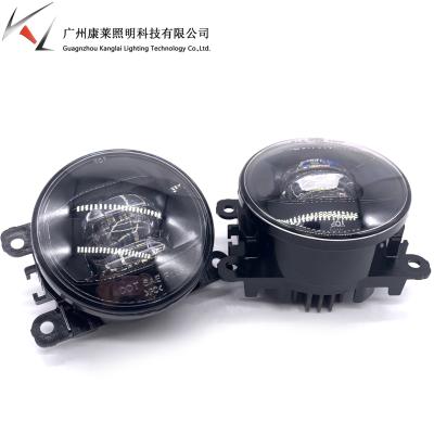 China Klight 3inch LED Fog Round Light Waterproof With Dual Light For Auto Accessories Universal for sale