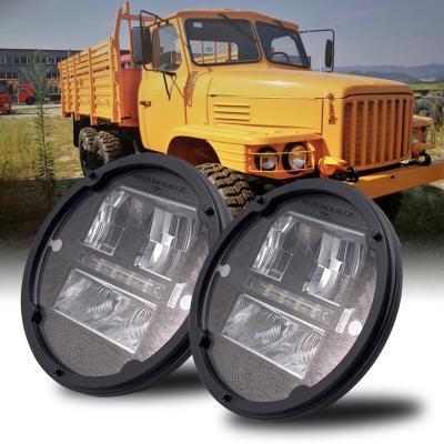 China 32W Klight Truck Car Headlights Can Warm Snow Round LED Work Melt Light for sale