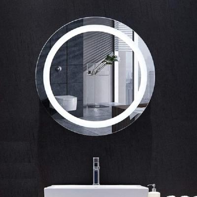 China Factory Illuminated Custom Touch Screen Bathroom Round Led Wall Mount Smart Mirror for sale