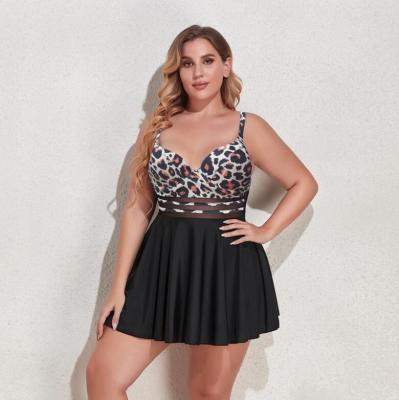 China New Arrivals Plus Size STORE Underwire Lift Up Sexy Swimwear Plus Size Swimsuit 4XL Swimdress for sale