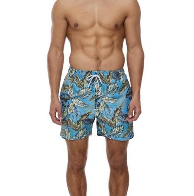 China NEW STOCK 6Colors Printing Ties Waist Mens Swim Breathable Beach Trunks 4XL Panel Short Shorts for sale