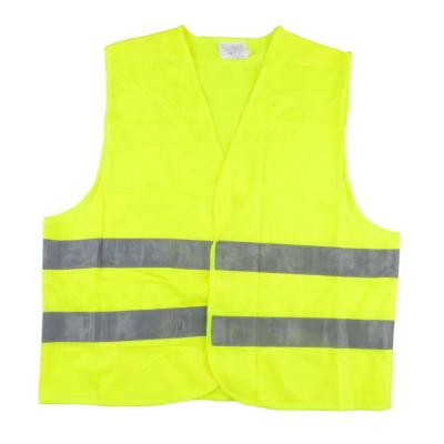 China 100% Polyester Factory Vest Tape High Viz Hygiene Cheap Builder Worker Reflective Safety Vests for sale