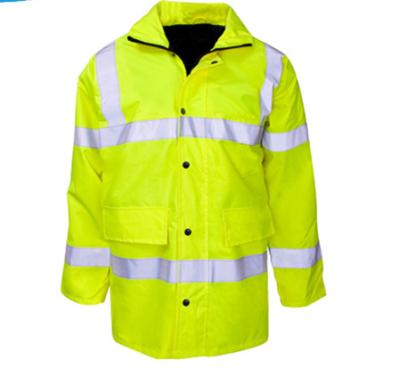 China High Visibility Safety Winter Jacket Reflective Waterproof Men for sale