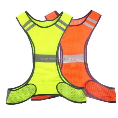 China wholesale high visibility reflective vest Self-protective for running for sale