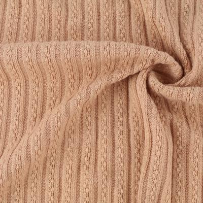 China Jacquard yarn knitted fabric autumn style sweater pajama dress fabric Four-sided stretch mine stretch new item for sale