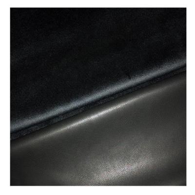 China Super Soft Polyester Spandex High Stretch PU Elastic Leather Fabric For Spandex Gaiters Garment for sale