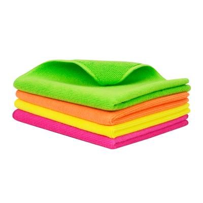 China Sustainable Good Quality Microfiber Towel Household Cleaning Cloth Microfiber Cloths For Car Cleaning for sale