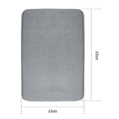 China Best Viable Selling Products Polyester Bath Mat Slip Resistant Cover for sale