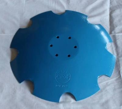 China Machinery Repair Shops Lemken 3490471 Harrow Blades 460mm Notched Center Disc 18inch Flat Blades for sale