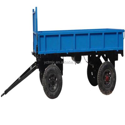 China Durable hydraulic atv dump trailer 7C-3 tipping trailer /tractor trailed double axle farm trailer for sale for sale