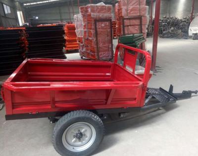 China Manual Dump Agricultural Machinery Hand Tractor Trailer Farm Trailer for sale