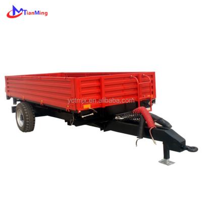 China Hydraulic System Agriculture Dump Tilting Trailer 5ton Farm Trailer With CE for sale