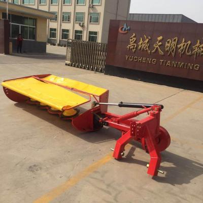 China Anti-skid agricultural tractor mower 5 dsics hot sale rotary mower for sale