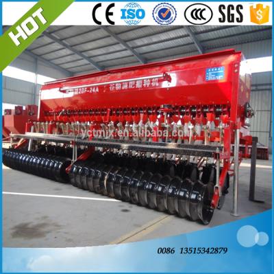 China Seed planting machine china factory supply farm tractor trailed wheat seeder no tillage seed drill wheat planter for sale