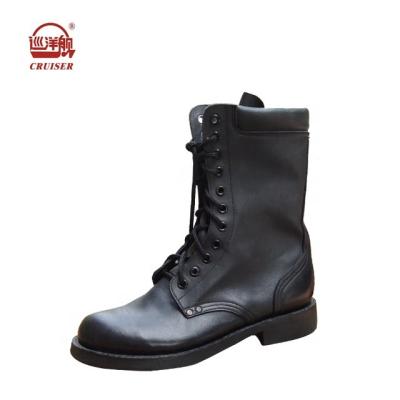 China Anti-Smell Saudi Arabia Military Army Genuine Leather Tactical Combat Boots For Men for sale