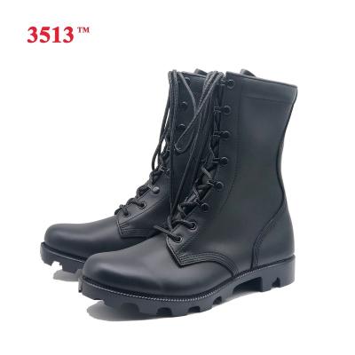 China Army Leather American Combat Anti-smell Black Style Military Boots for sale