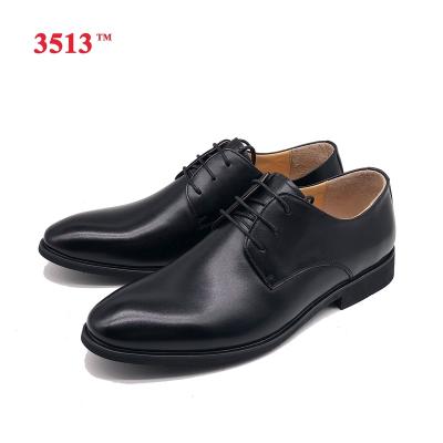 China Anti-Smell Classic Police Stylish Shoes Official Formal Genuine Leather Men for sale