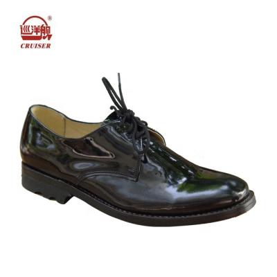 China Anti-Smell China Police Black Elegant Shoes Italian Leather Formal Men Genuine Leather for sale