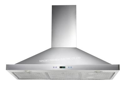 China Wall Mount Stainless Steel Range Hood with dimmable lights for sale