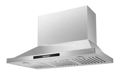 China 1200cfm Commercial Exhaust Hood 48 inch electronic control powerful gas stove for sale