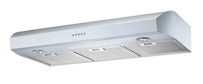 China White quiet  slim range hood stainless steel baffle filter 350cfm for sale