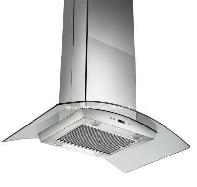 China Aluminum filter Island Mount Range Hood  stainless steel ETL for sale