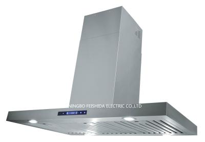 China High Cfm Range Hood  Island singel motor gas stove electronic switch for sale