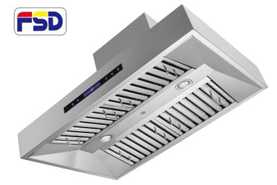 China 600cfm Outdoor Range Hood stainless steel baffle filter   singel motor for sale