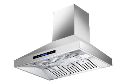 China Commercial Cooker Hood Stainless steel sensor touch control ETL for sale