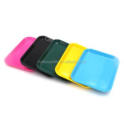 China High quality cheap plastic rolling tray melamine restaurant waiter melamine fast food tray for sale